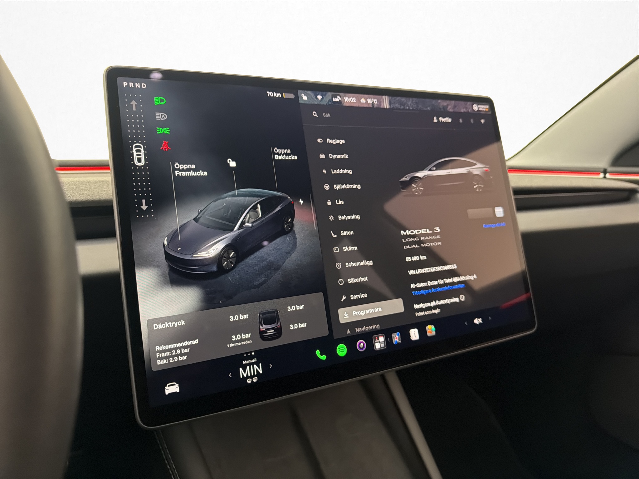 Tesla Model 3 Long Range AWD, 498ps, 2024