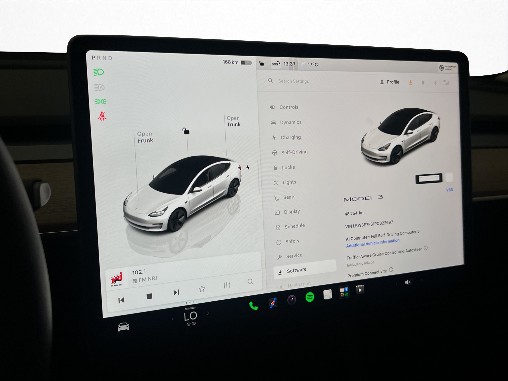 Tesla Model 3 Standard Range, 283hp, 2023