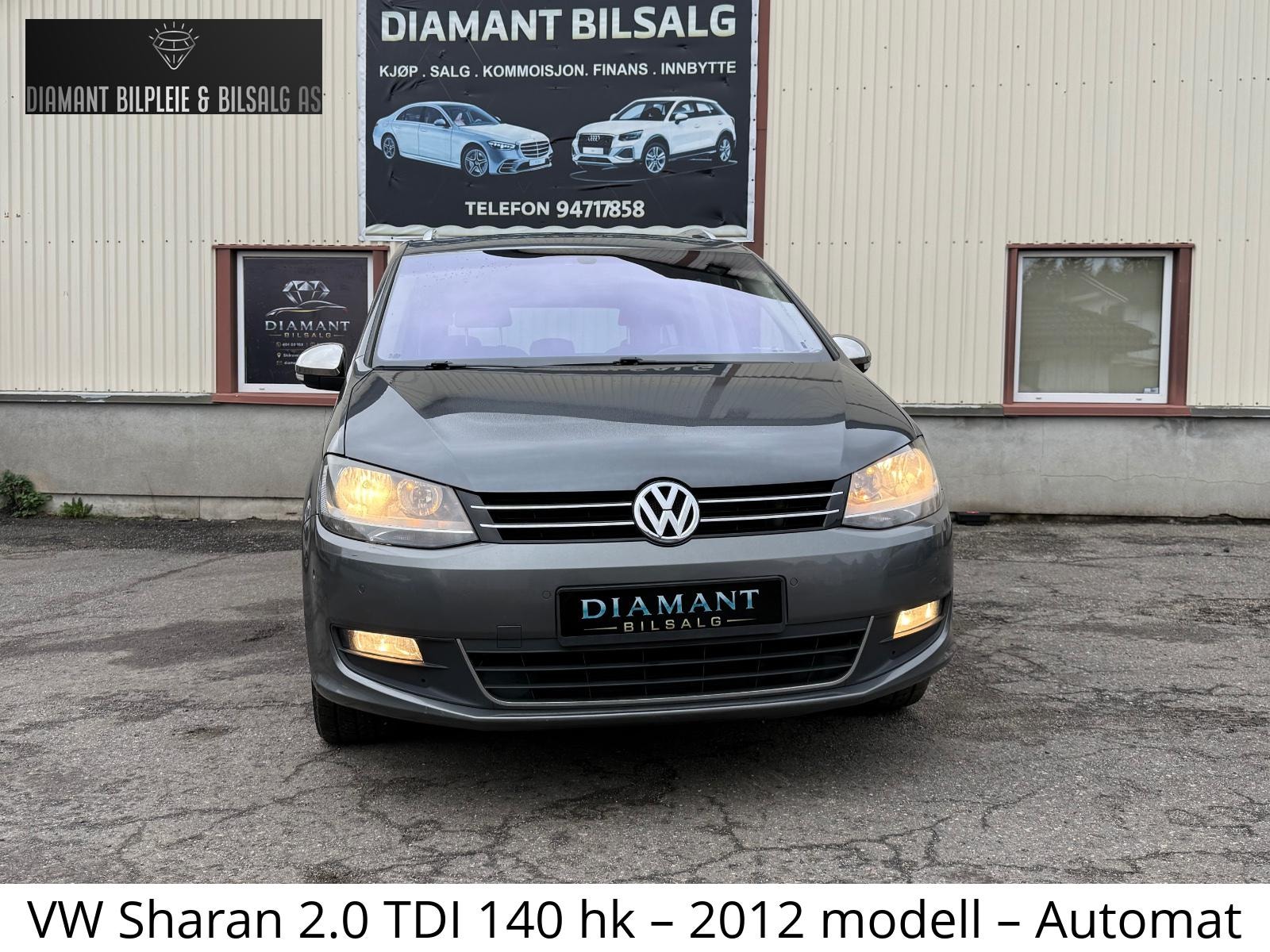 Volkswagen Sharan 7-seater 2.0 TDI DPF BMT DSG Sekventiell, 140hk, 2012