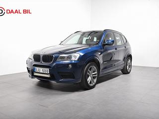 BMW X3 XDRIVE20D 184HK M-SPORT MVÄRM DRAGKROK LÄDER