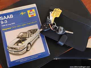 Saab 9-3 2.0T Cab 205hk Skinn 2002
