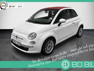 Fiat 500C Fiat 500C 1.2 TAKLUCKA NYSERVAD - BD Bil