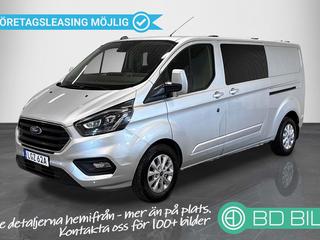 Ford transit Custom Crew Van 5-SITS VÄRMARE BACKKAMERA DRAG MOMS - BD Bil