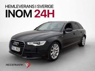 Audi A6 3.0 TDI V6 Quattro 204hk Full S-Line Drag Bluetooth