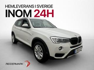 BMW X3 xDrive20d 190hk Drag M-Värmare Sensorer Farthållare