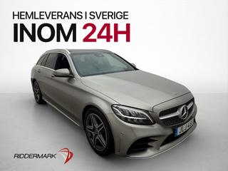 Mercedes-Benz C200 T 184hk AMG Line Panorama Kamera Drag GPS
