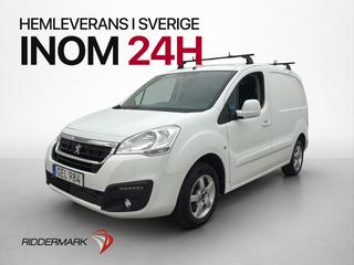 Peugeot Partner 1.6 99hk PDC A/C Takräcke 3-Sits Farthållare