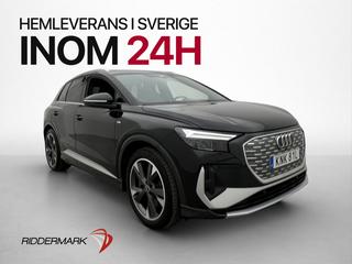 Audi Q4 E-Tron 40 204hk S-Line Kamera CarPlay Halvskinn MOMS