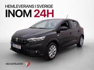 Dacia Sandero 1.0 TCe 91hk P-Sensorer Bluetooth Farthållare