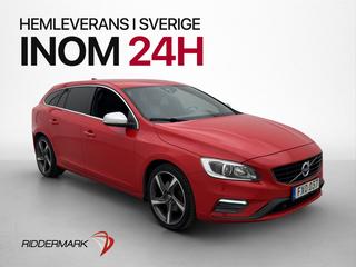 Volvo V60 D4 R-Design Drag H/K Halvskinn Värmare Kamrem-Bytt