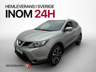 Nissan Qashqai 1.6 130hk Tekna Pano M/K-Värm 360°Kamera Drag