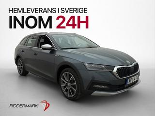 Škoda Octavia Scout 2.0 TDI 4x4 Drag Cockpit Kamera Värmare