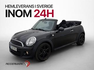 MINI One Convertible 98hk Sensorer Halvskinn Farthållare
