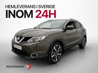 Nissan Qashqai 1.6 130hk Tekna Pano 360° Navi Halvskinn