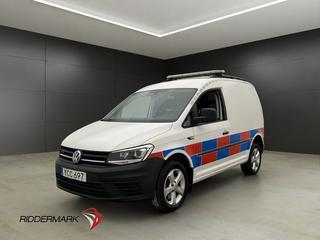 Volkswagen Caddy 2.0TDI 4M Värmare Drag LED PDC MOMS 1-Bruk