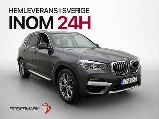 BMW X3 xDrive20d 190hk Kamera Värmare CarPlay Navi Drag