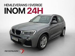 BMW X3 xDrive20d M-Sport Dragkrok HUD Kamera Navi