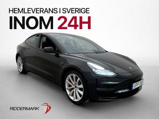Tesla Model 3 Performance AWD 513hk Pano Kamera Skinn AP
