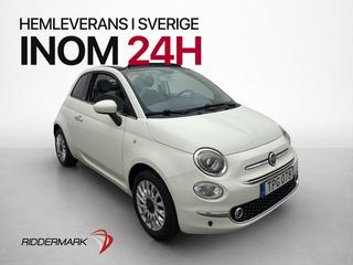 Fiat 500C 69hk Lounge Cabriolet Värmare P-Sensorer