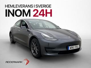 Tesla Model 3 Standard Range Plus Svensksåld Panorama Kamera