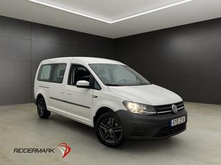 Volkswagen Caddy Maxi Life Drag PDC 5-Sits Farthållare Moms