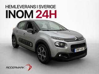 Citroën C3 1.2 VTi 83hk Kamera Farthållare AC CarPlay