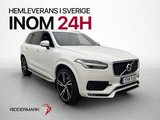 Volvo XC90 D5 AWD R-Design 7-Sit Pano HUD B&O Luft Värm Drag