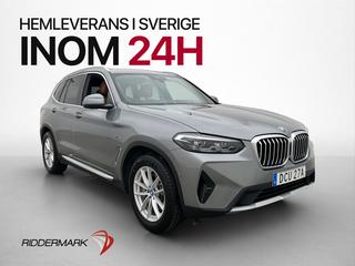 BMW X3 xDrive30e Drag Kamera CarPlay Skinn Cockpit P-sens