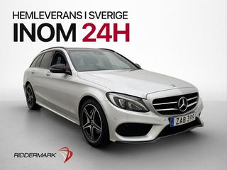 Mercedes-Benz C 180 T 156hk AMG Pano Skinn P-Sensorer Drag