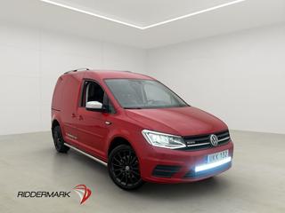 Volkswagen Caddy R 4M Värmare PDC Dragkrok Skinn CARPLAY
