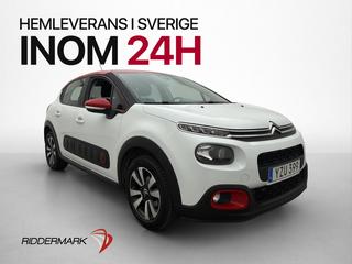 Citroën C3 1.2 PureTech 82hk 2-Brukare Sensorer Farthållare