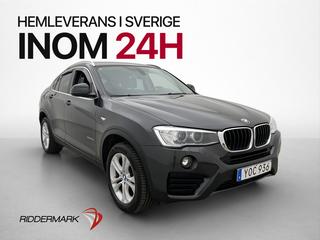 BMW X4 xDrive 20d 190hk Värmare Kamera Drag HiFi