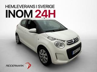 Citroën C1 1.0 72hk Kamera Bluetooth 0,37l/mil Låg-Årsskatt