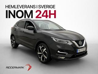 Nissan Qashqai 1.3 158hk Tekna 360° Navi Skinn Farthållare
