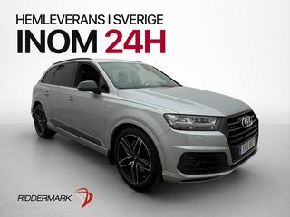 Audi Q7 3.0 TDI Q S line 7-Sits Cockpit Värmare Pano Drag
