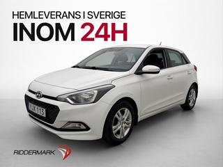 Hyundai i20 1.4 101hk Premium Bluetooth Rattvärme En-Brukare