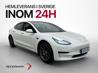 Tesla Model 3 Standard Range Plus Kamera Värmpump Svensksåld