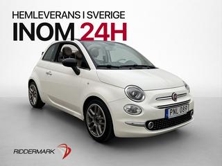Fiat 500C 1.2 69hk Cult Lounge Skinnklädsel Sensorer