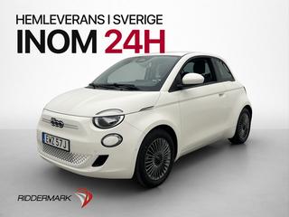 Fiat 500E 42 kWh 118hk Kamera Navi CarPlay Farthållare