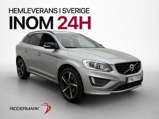 Volvo XC60 D4 190hk AWD R-Design Pano Värmare VOC Skinn Drag