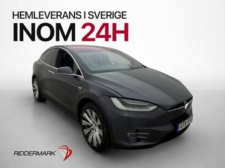Tesla Model X Long Range 7 Sits Autopilot Drag Luftfjädring