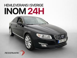 Volvo S80 D4 Classic Summum Taklucka Navi Värmare VOC Skinn