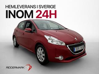 Peugeot 208 1.2 VTi 82hk Bluetooth Farthållare 0,41l/mil