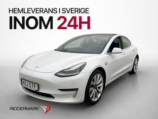 Tesla Model 3 Long Range AWD Autopilot Pano Svensksåld