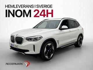 BMW iX3 286hk Pano H/K HUD Drag 360° Elstolar Skinn MOMS