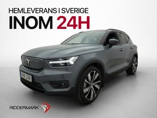 Volvo XC40 Recharge P8 AWD 408hk Värmare Pano H/K Drag 360°