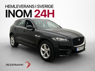 Jaguar F-Pace 20d AWD 180hk Panorama Kamera CarPlay Skinn
