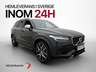 Volvo XC90 T8 AWD R-Design 7Sits B&W HUD Luft Pano 360° Drag