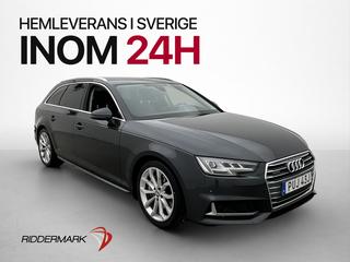 Audi A4 40 TDI 190hk Q Kamera Värmare Adaptiv Pano Drag