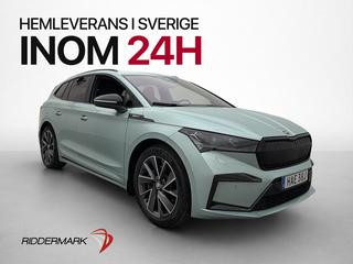 Škoda Enyaq iV 80 Halvskinn Drag Värmare 360° Navi Adap-fart